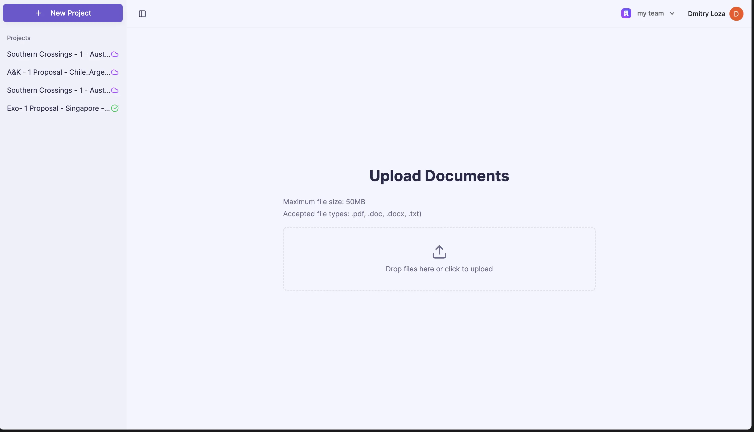 AI Travel Proposal Converter - Screenshot 1