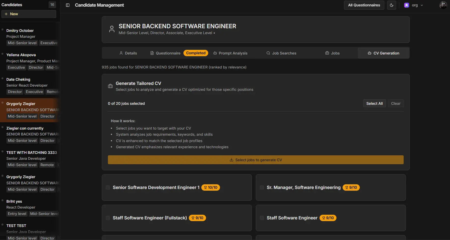 AI Job scrapper & Application - Screenshot 7