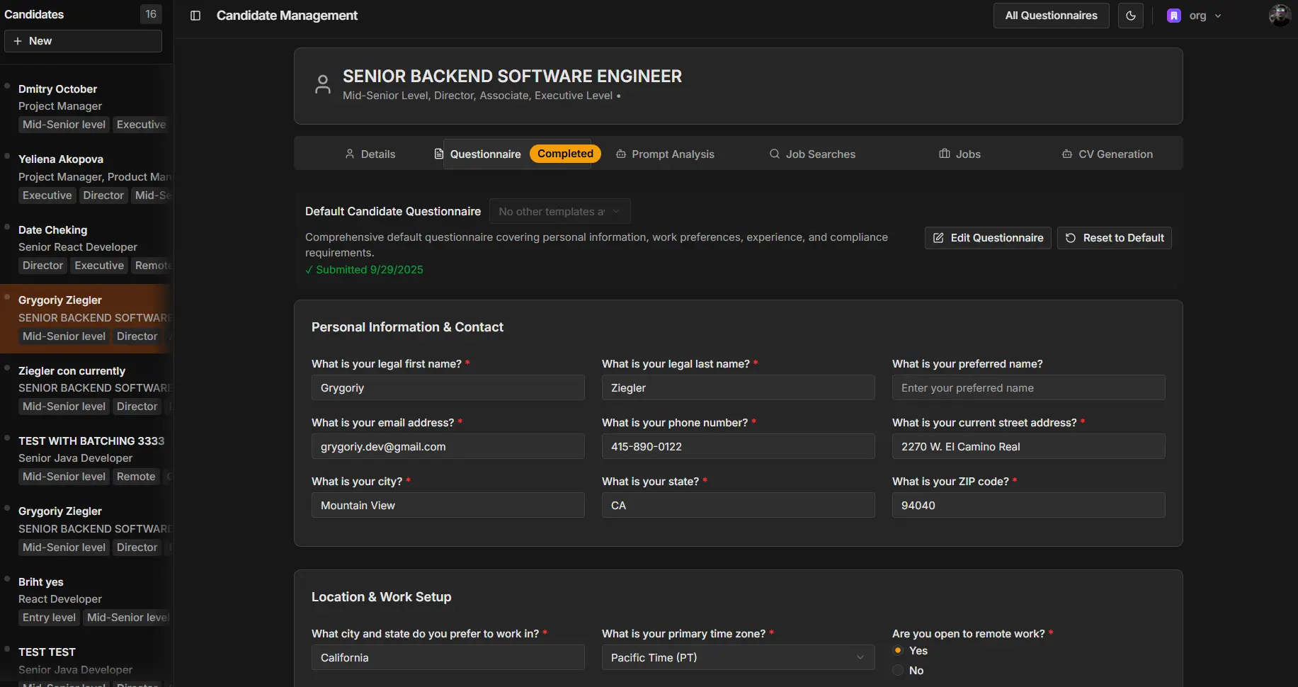AI Job scrapper & Application - Screenshot 4