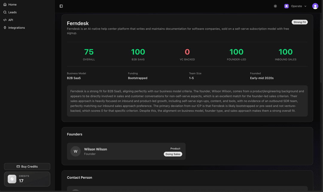AI Lead Qualification Agent