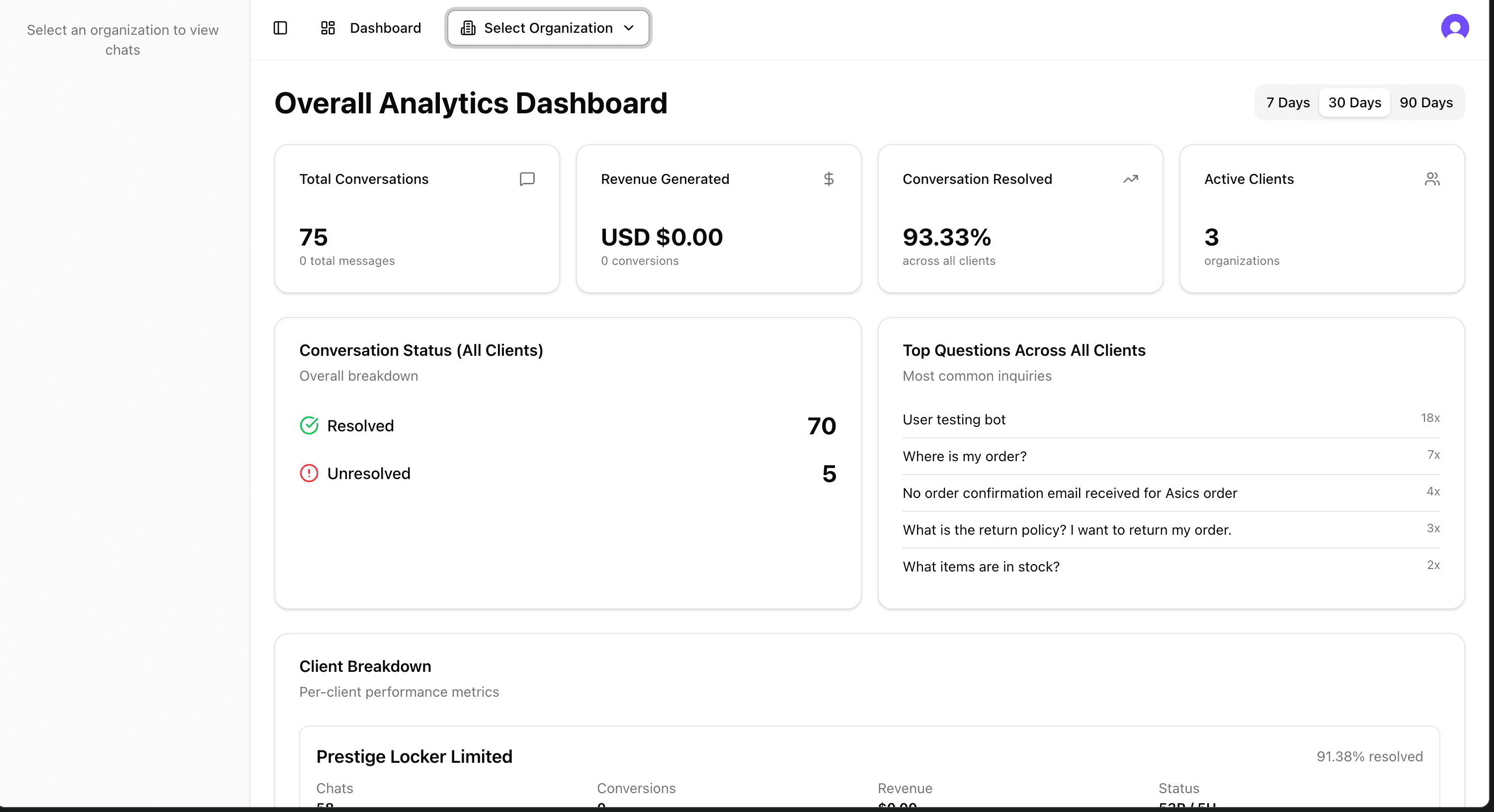 AI Shopify Customer Service Agent - Screenshot 2