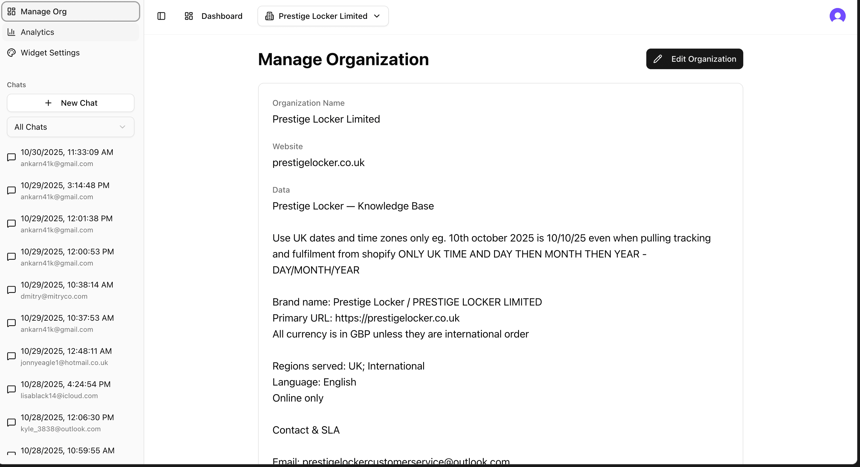 AI Shopify Customer Service Agent - Screenshot 4