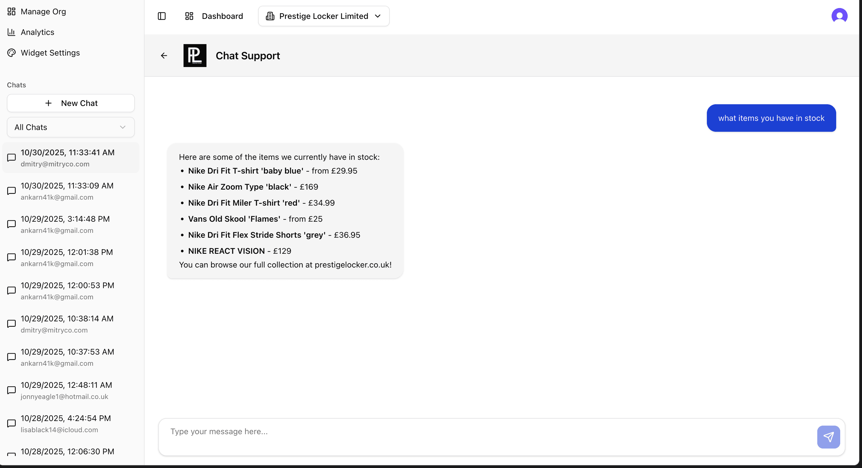 AI Shopify Customer Service Agent - Screenshot 5