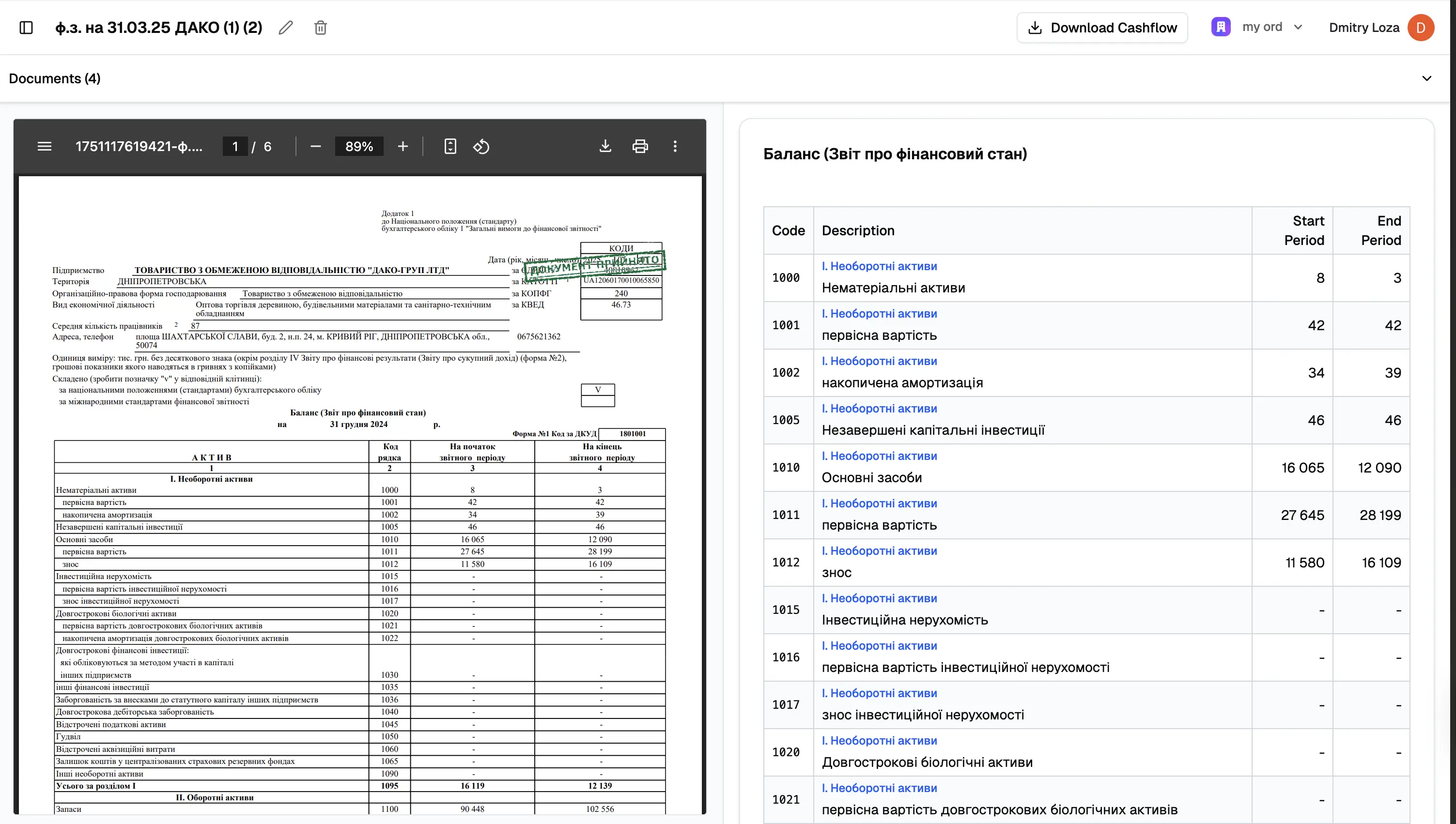 AI Financial Analysis Tool