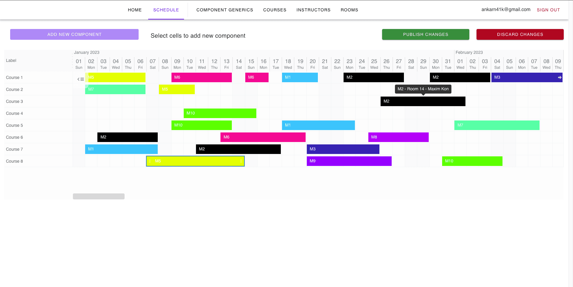 Airline Training Scheduler