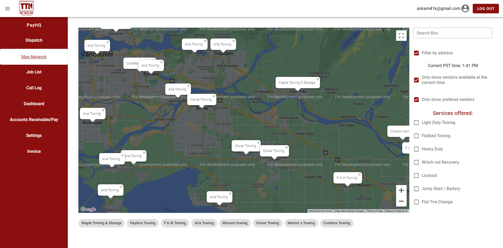 AI-Powered Roadside Dispatch System