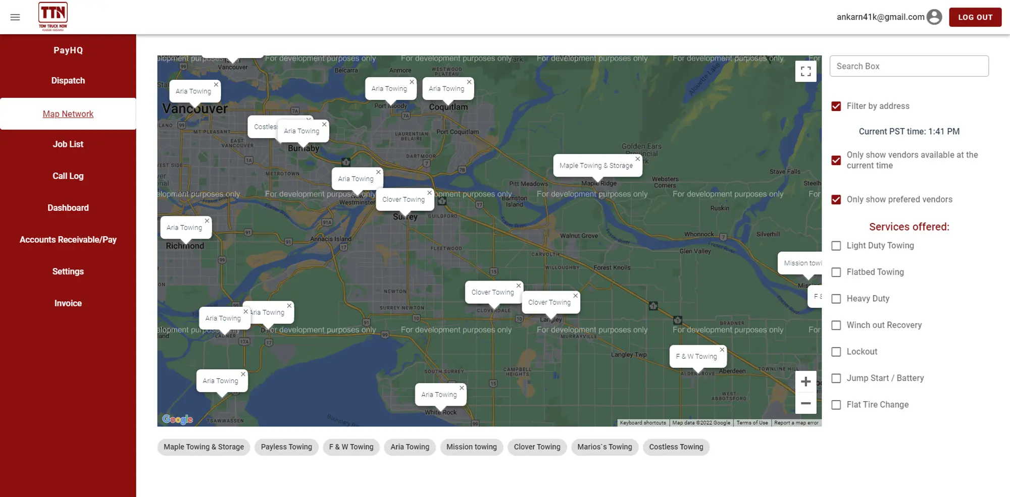 AI-Powered Roadside Dispatch System