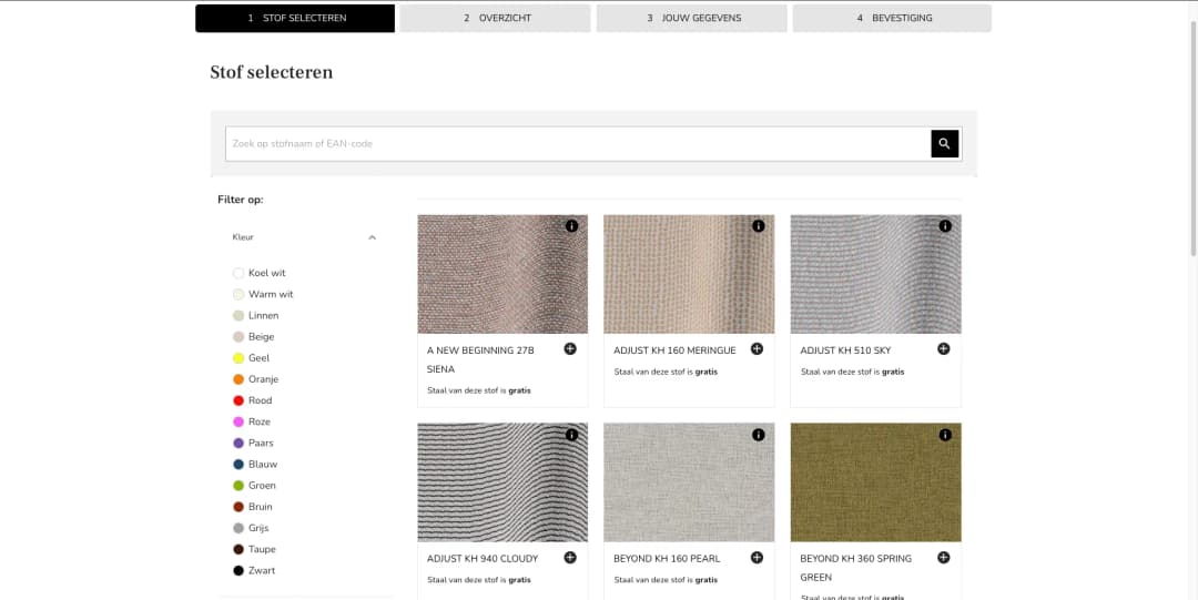 Fabric Sample Ordering Platform